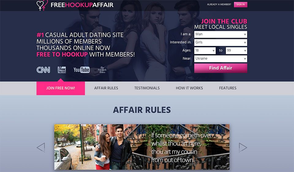 Free Hookup Affair Site Does It Work