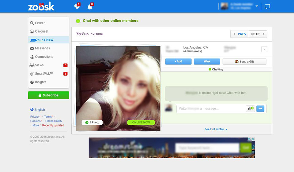 Paying without zoosk message How to